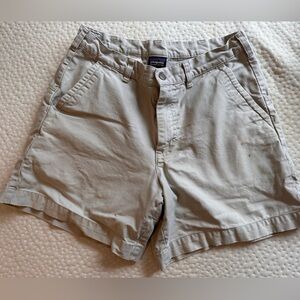 Patagonia Men's Cargo Shorts - Light Gray/Beige